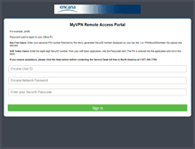 Tablet Screenshot of myvpn.encana.com